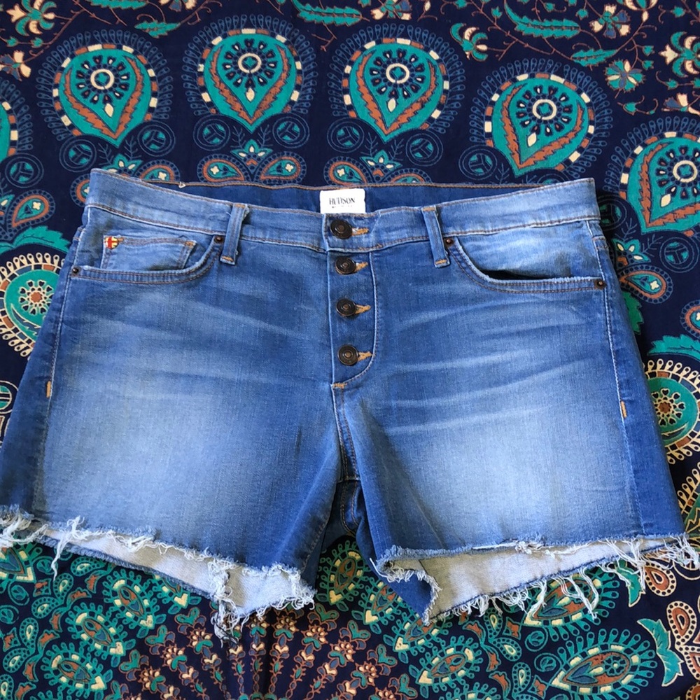 Hudson “venice cuffed” Jean shorts